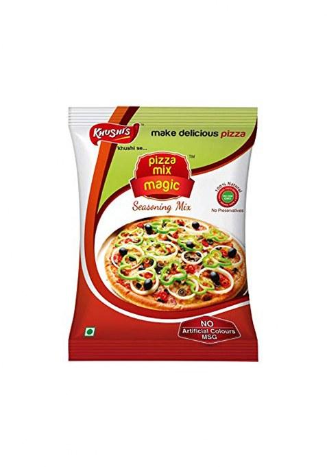 Khushi'S Pizza Magic Seasoning 50G - Pack Of 4 100% Natural & Pasta Spice Mix | No Preservatives Enhances Italian Flavors.