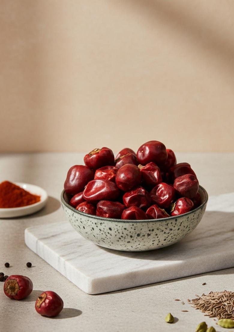 Pure Pik Dry Boriya Red Chilli Whole | Gol Mirchi |Round Chillies |Mundu Chili |Gundu 1 Kg