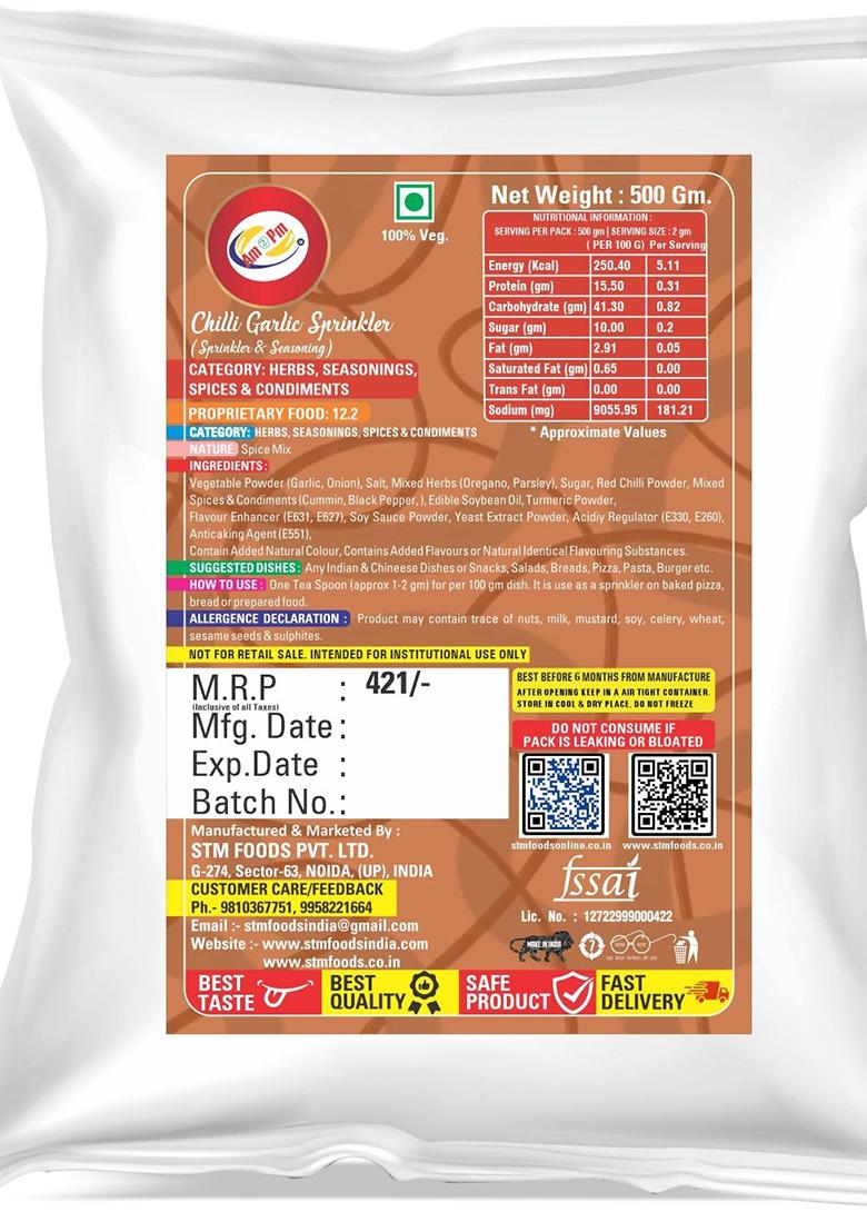 Am 2 Pm Chilli Garlic Sprinkler