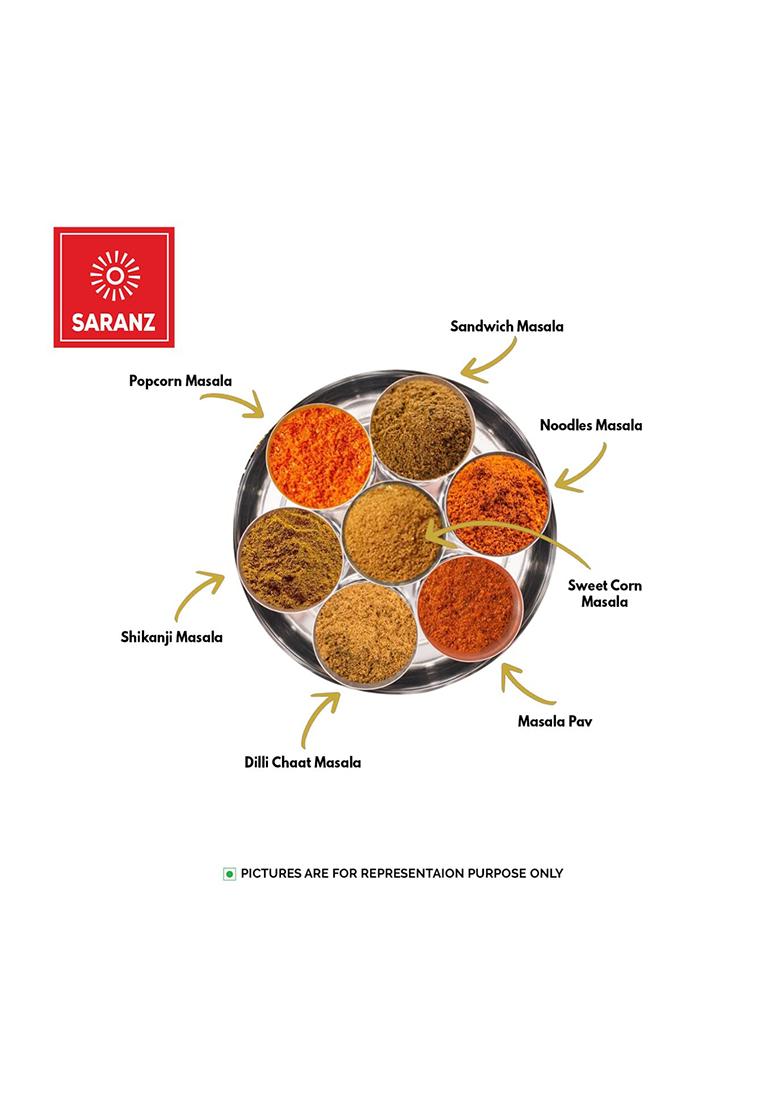 Saranz Sev Ussal Masala Perfect For Cooking, Ready To Use, No Added Colours, Spice Powders And Masalas, Premium Artisanal Spices With Rich & Strong Flavour-100 Grams Bottle