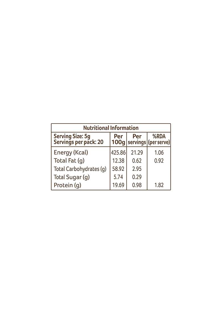 Organic Tattva Sambar Masala, 100G - Indya