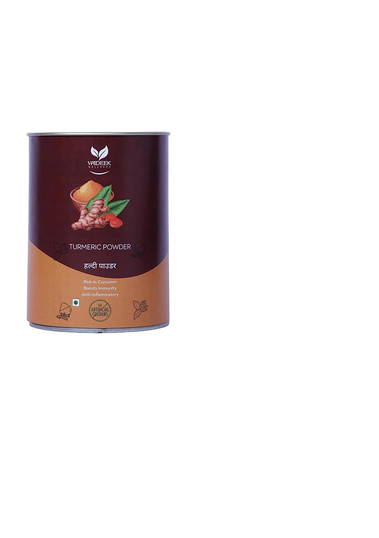 Vaideek Wellness Premium Turmeric Powder | High In Curcumin Sustainable & Eco-Friendly Packaging 250G (250 G)