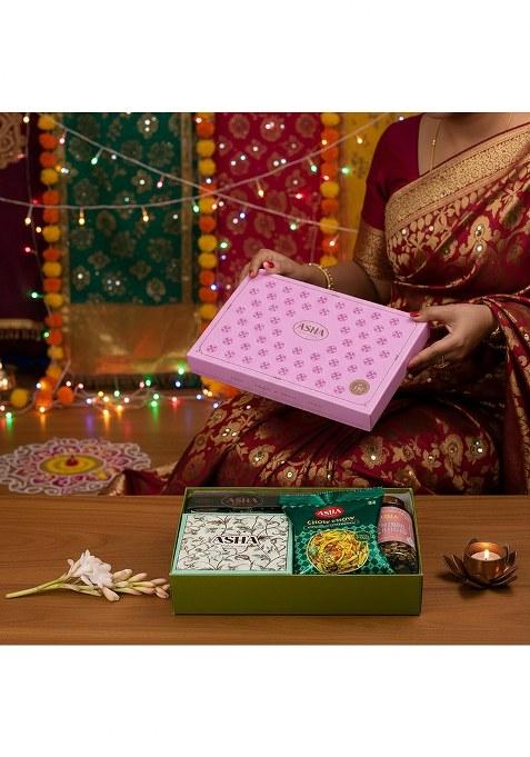 Asha Sweet Center Sweets Celebration Corporate Gift Hamper|Premium Assorted Box |Festive Gifting For Employees, Clients & Colleagues|Traditional Mithai Pack Office Party