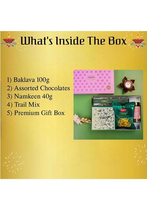 Asha Sweet Center Sweets Celebration Corporate Gift Hamper|Premium Assorted Box |Festive Gifting For Employees, Clients & Colleagues|Traditional Mithai Pack Office Party