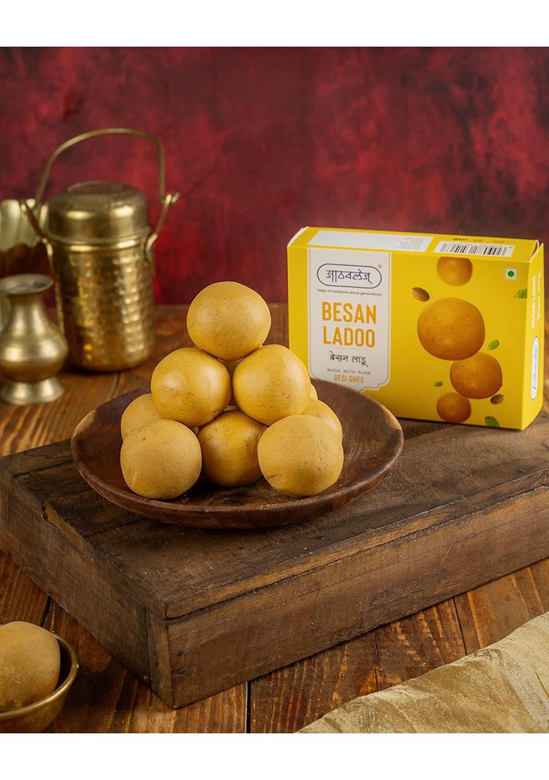 Athavale'S Besan Laddu With Desi Ghee | Healthy Besal Laddoo No Added Preservatives 250G