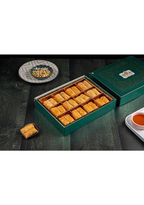 Bharat Baklava Finger Dough Rolled With Cashew Powder | Cow Ghee And Honey Box (250 G)