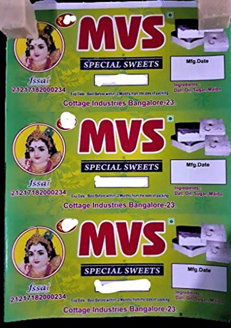 Bhavani Foods Soft Besan Pedha, Mithai (Soft Burfi) Bangalore Famous (Buy 1 Kg (30 Medium Pieces) And Get 400 Gms (60 Small Free