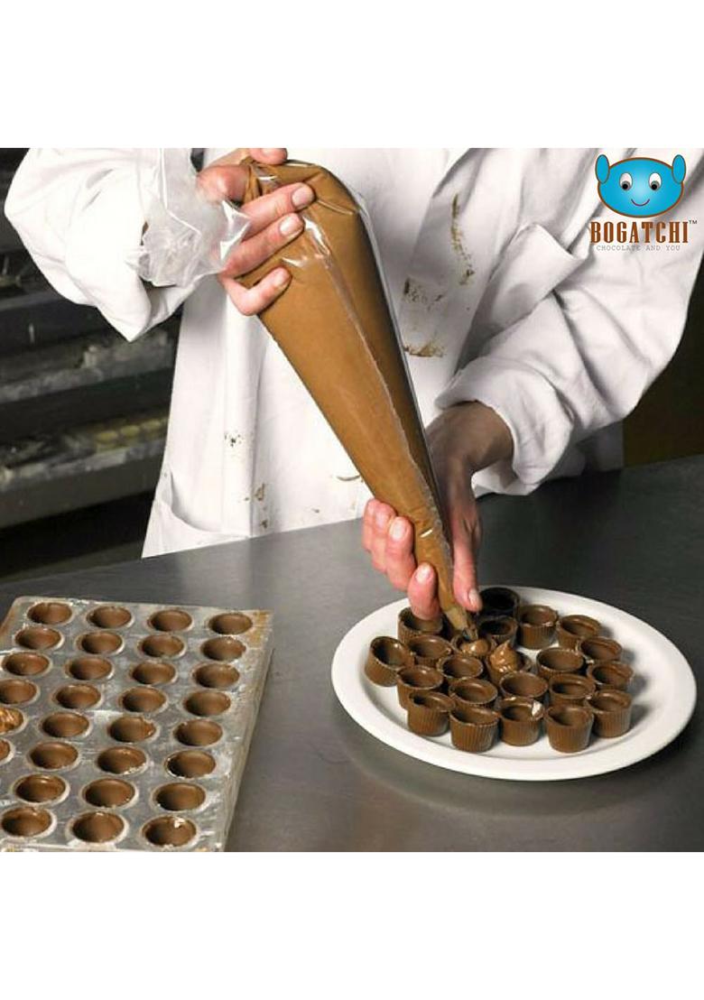 Bogatchi Chocolates Valentine Day Gift For Husband, Love Box, 120G + Free V-Day Card Rose