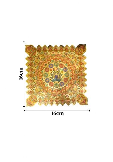 Bogatchi Diwali Dark Bar Led Diyas With Rangoli | Sweet & Festive Gift Hamper For Family, Friends Corporate Gifting Pack Of 3, 70G