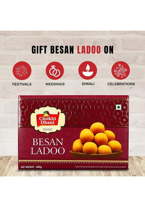 Chokhi Dhani Besan Ladoo 400G & Panjiri