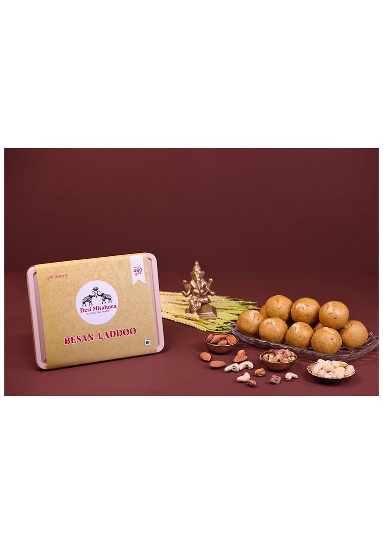 Desi Mitahara Besan Ladoo