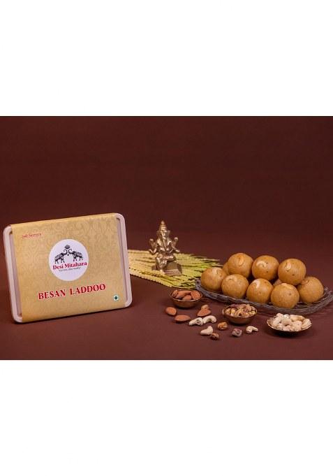Desi Mitahara Besan Ladoo