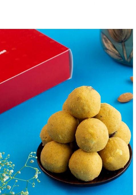 Di Mithai Nation Desi Ghee Besan Laddoo 200 Gm Ladoo Sweet Traditional Indian Desert For Special Occasion