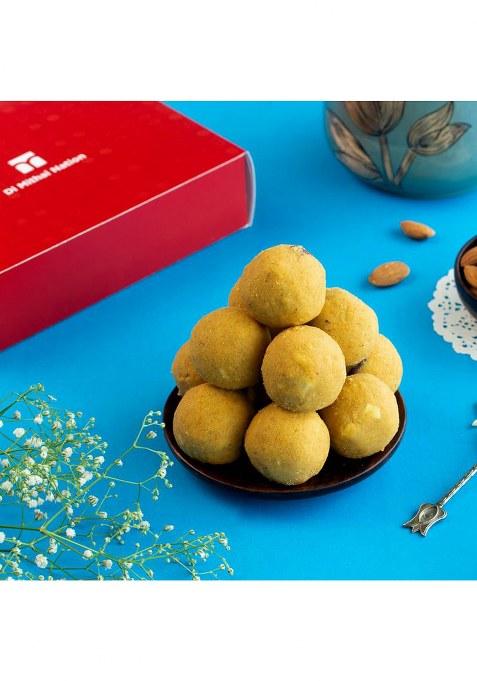 Di Mithai Nation Desi Ghee Besan Laddoo 400 Gm Ladoo Sweet Traditional Indian Desert For Special Occasion
