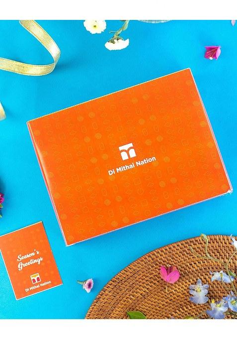 Di Mithai Nation Karachi Halwa (200 Gram) With Padmini Red Bhaiya Bhabhi Rakhi Set Sweets Gift Pack