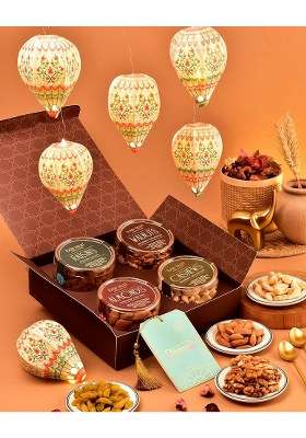 Hyperfoods Dry Fruits Combo Pack Diwali Gifts Corporate For Employees Gift Hamper Dryfruit Box Pet Jars Cashew Almond Walnut Raisins Diy Paper Lamps