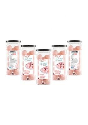 Fuzion Foodz Gulab Rajbhog - Sweets Dessert- Rajasthani Mithai,(Gulab Flavour),Pack Of 5,(130G Each)