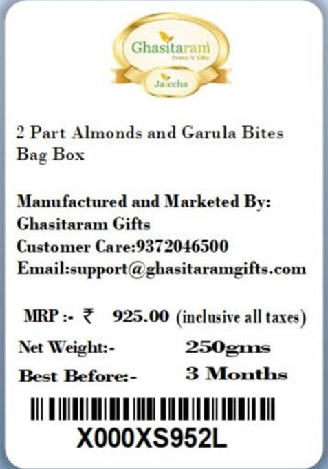 Ghasitaram Gifts Christmas Healthy Hampers