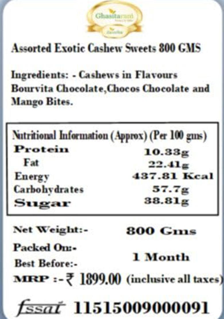 Ghasitaram Gifts Express Delivery Sweets