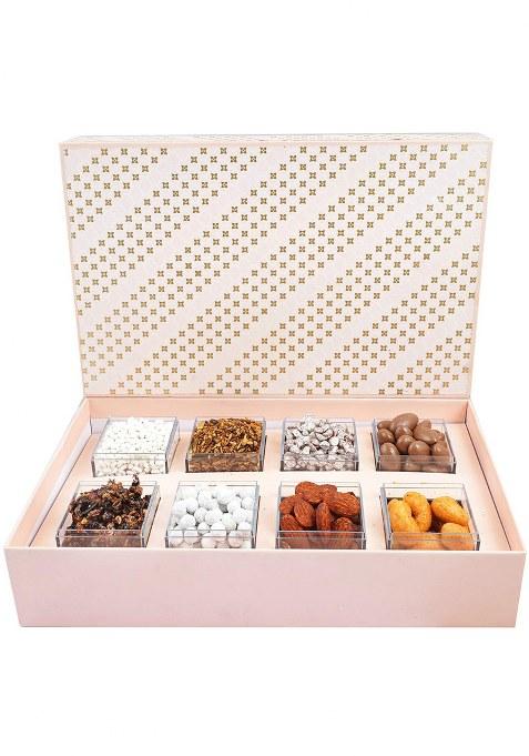Jaiccha Ghasitaram Gifts - 8 Container Assorted Box|Gift Hamper|Diwali Gift Hamper|Food Hampers|Gourmet Hampers|