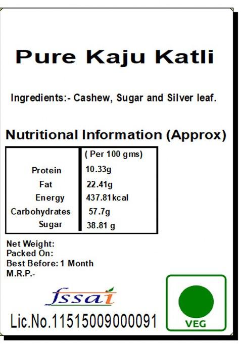 Jaiccha Ghasitaram Gifts Blue Box Of Kaju Katli, Almonds Jute Pouch And T-Lights |Gift Hamper|Diwali Gift Hamper|Food Hampers|Gourmet Hampers|