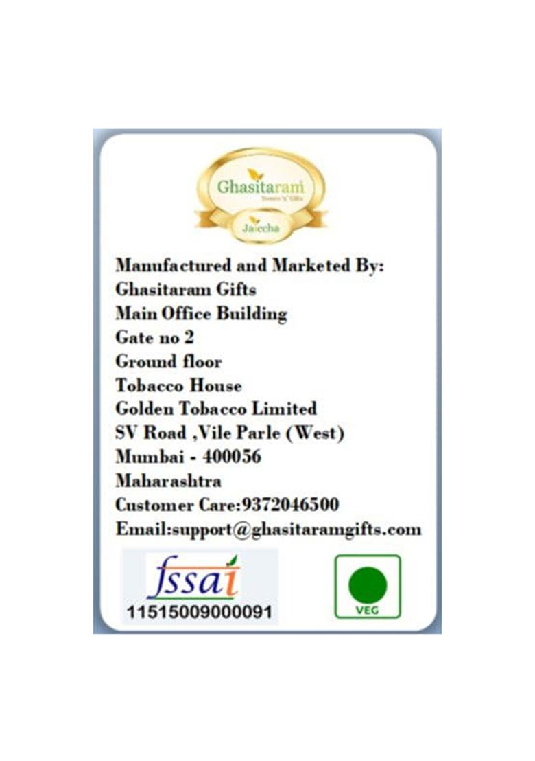 Ghasitaram Gifts Mother'S Day Milk Cake ,Soya Sticks And Almonds Pouch Hamper|Gift Hamper|Diwali Gift Hamper|Food Hampers|Gourmet Hampers|