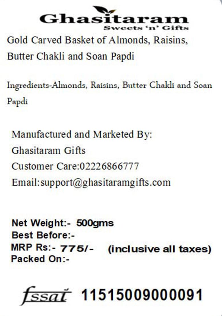 Ghasitaram Gifts Rakhi Gifts/Rakhi Sweets