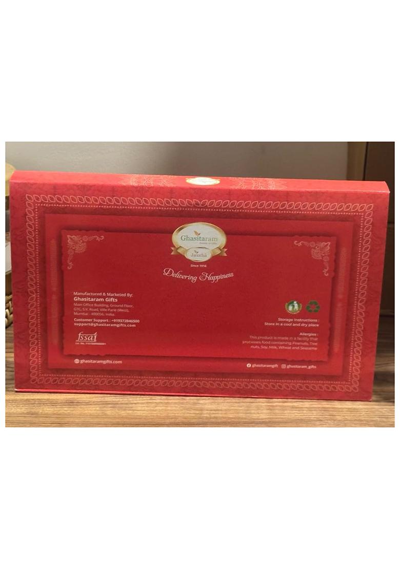 Ghasitaram Gifts Special Sweets Box 18 Pcs|Sweet Gift Pack|Diwali Mithai|Indian Mithai|Diwali Box|