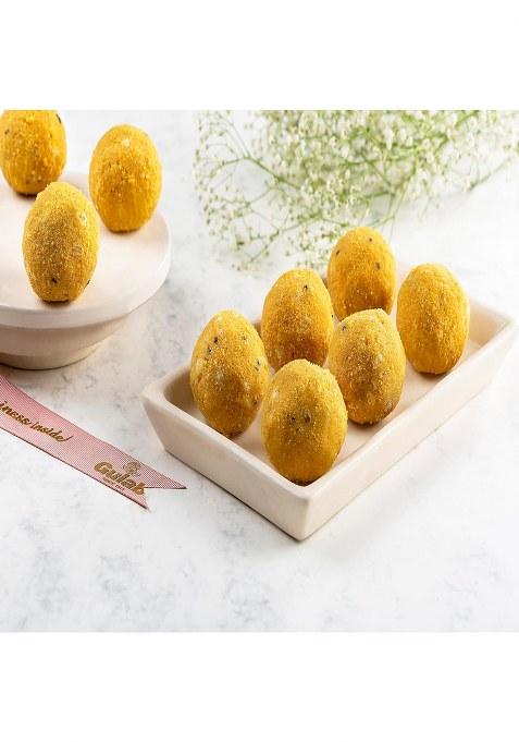 Gulab (Label) Delicious Plain Besan Laddu Sweets | The Classic Indian Sweet Of Celebrations (500 Gm)