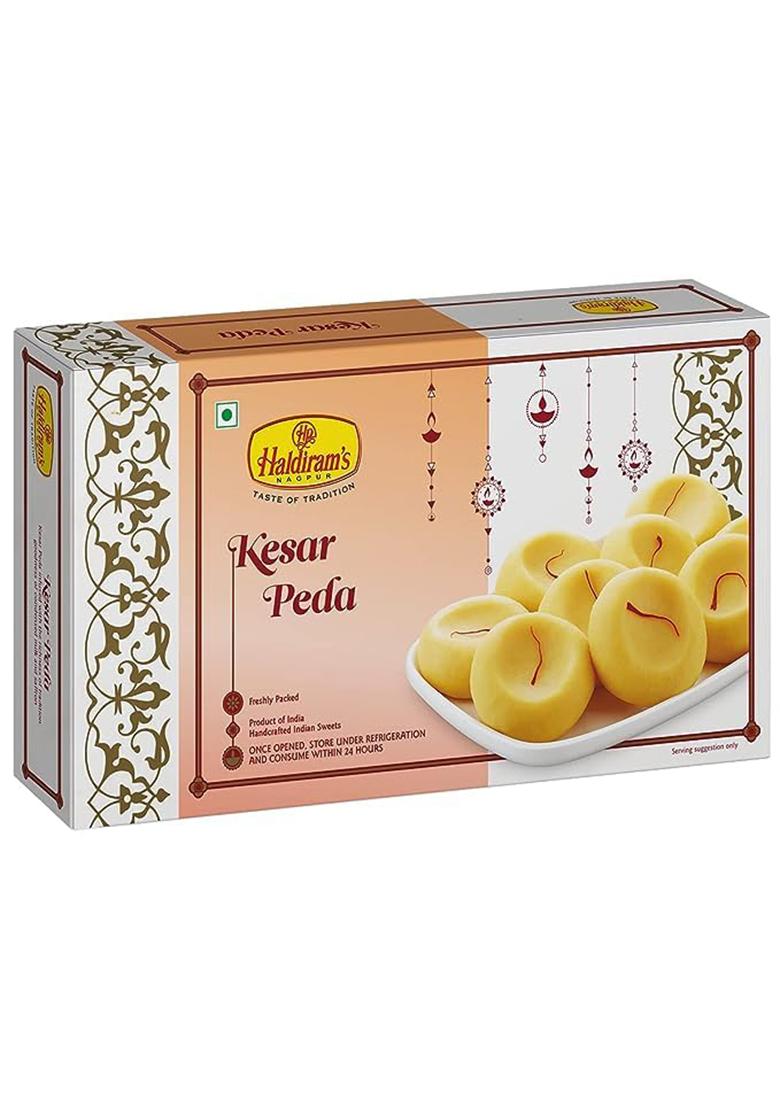 Haldiram'S Nagpur Peda Combo Pack (Rajasthani Peda, Kesar Mathura Special Malai Peda) 250Gm X 4, Milk