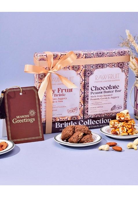 Hyperfoods Diwali Gifts Gift Items Box Hamper Chocolate Pack Brittle Of 2 Dryfruit Bar