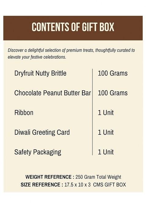 Hyperfoods Diwali Gifts Gift Items Box Hamper Chocolate Pack Brittle Of 2 Dryfruit Bar