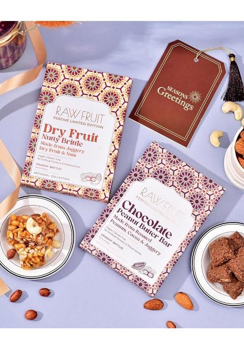 Hyperfoods Diwali Gifts Gift Items Box Hamper Chocolate Pack Brittle Of 2 Dryfruit Bar