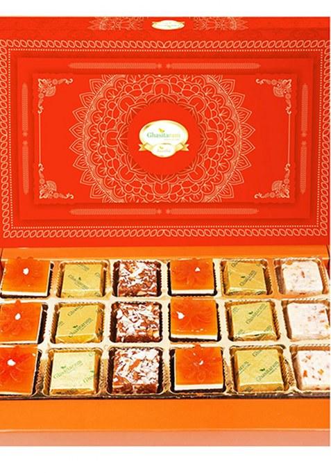 Jaiccha Ghasitaram Bhaidooj Gifts For Brothers Assorted 4 Bites Box 18 Pcs