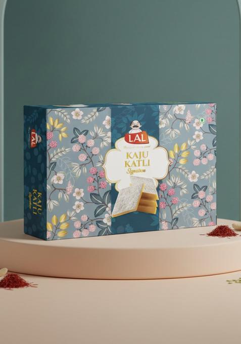 Lal Sweets Kaju Katli Signature 400G | Diamond-Shaped Indian Sweet Made With Finest Cashews & Sulfur-Free Sugar Perfect For Gifting Celebrations