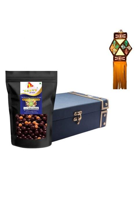Leeve Dry Fruits Brand | Diwali Gift Hampers Chocolate Fruit Nut 400 Gram Coated Butterscotch Celebrations Chocolates Sweets Pack 04