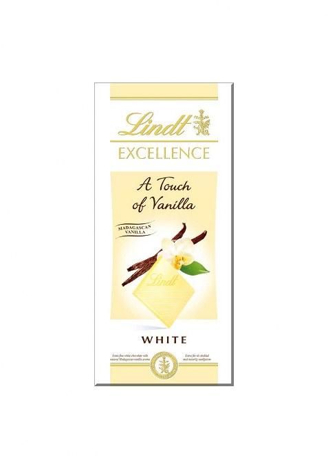 Lindt Excellence Madagascan Vanilla White Chocolate, 100 Gm