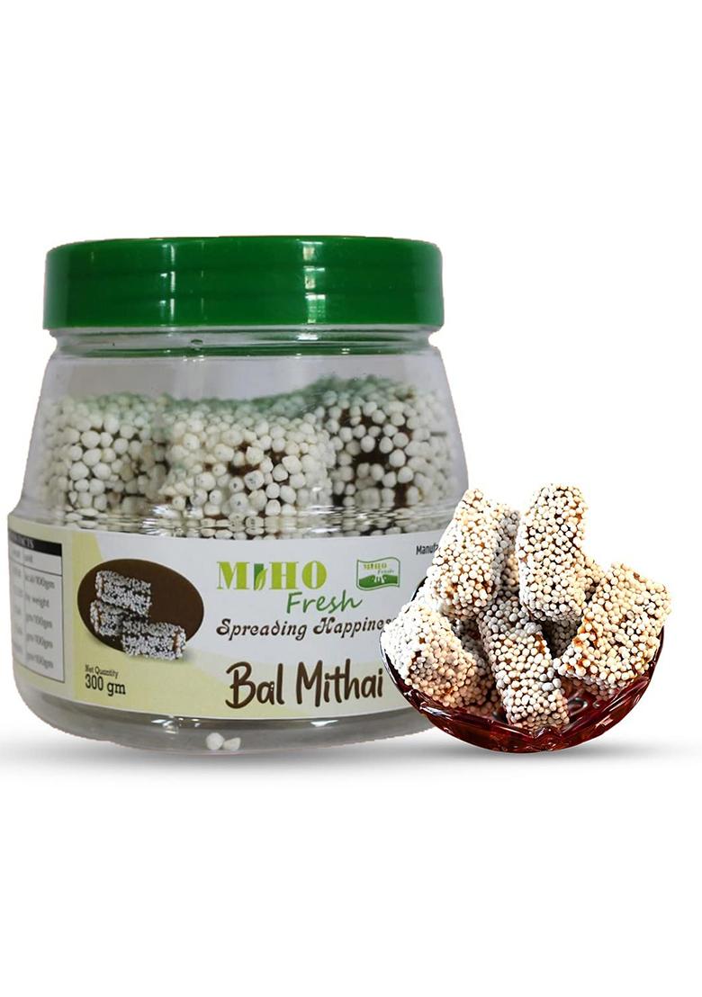 Generic Mihofresh Uttarakhand Famous Bal (Baal) Mithai| Authentic Taste Of | Traditional Sweet Made With Pure Desi Ghee,Khoya & Sugar Balls (250G Pack 1 X 250Gm)