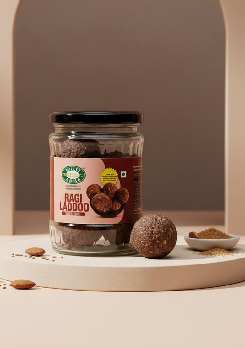 Millet Amma Ragi Ladoo 300G | Ready To Eat Made With Jaggery (Finger Laddu