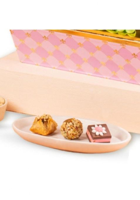 Oasis Baklawa Bloom Gift Hamper | Assorted Turkish Baklava & Premium Dry Fruits Luxury Box For Rakhi, Diwali, New Year, Weddings, Birthdays Special Occasions