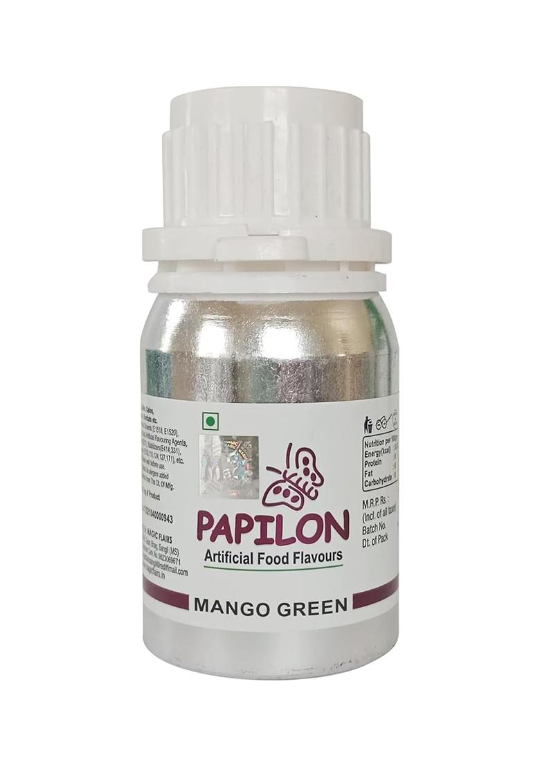 Papilon Concentrated Food Flavour Mango Green 50Ml For Candy, Icecandy, Sweets, Jelly, Bakery