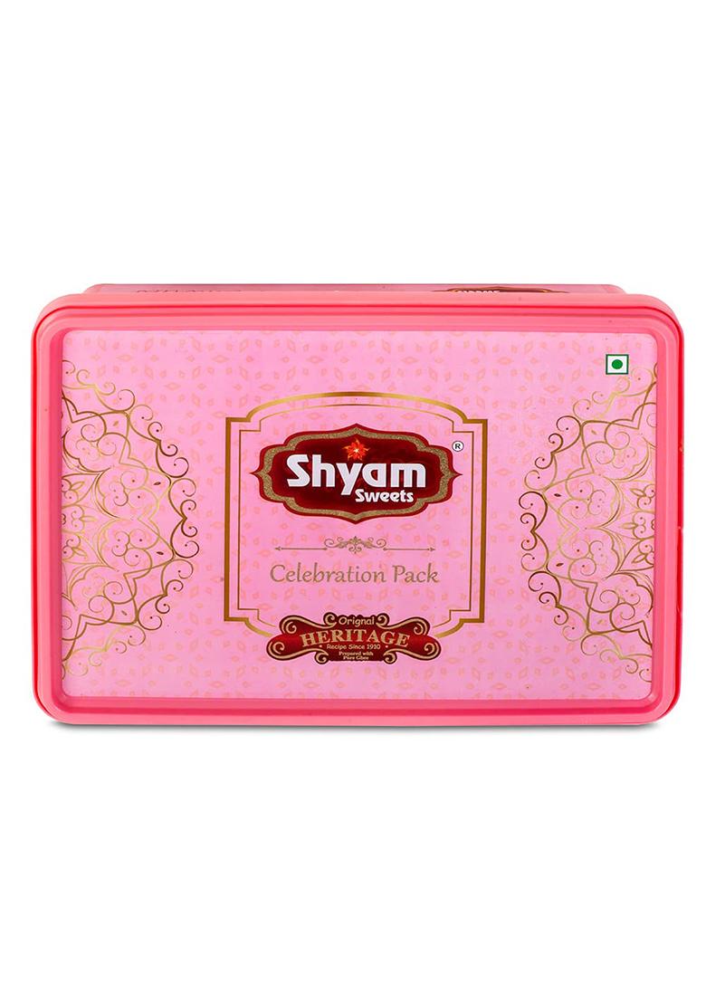 Shyam Sweets Desi Ghee Kaju Katli Burfi 400G | Premium Cashew Almond Mithai Traditional Indian Sweet Box For Festivals, Weddings & Gifting