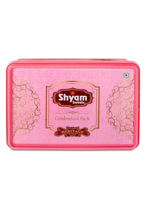 Shyam Sweets Kaju Mango Burfi 400G Premium Cashew Almond Mithai | Exotic Indian Sweet With Less Sugar Gift Box For Festivals & Celebrations Pure Vegetarian