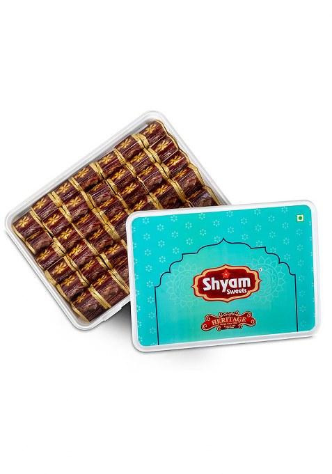 Shyam Sweets Mewa Bite Chocolate 900G Premium Dry Fruit Mithai | Cashew & Almond Fusion Less Sugar Celebration Gift Pack