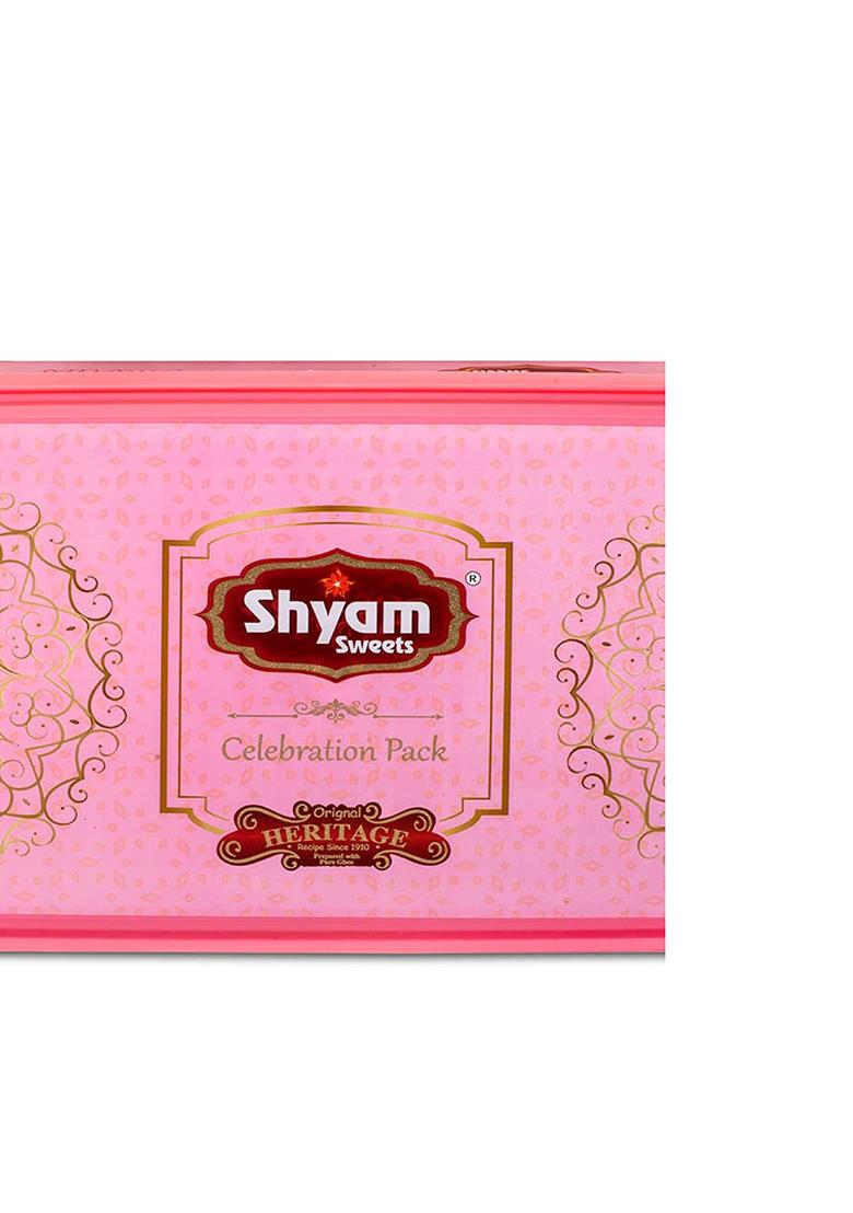 Shyam Sweets Milk Cake 400G Premium Desi Ghee Mithai | Traditional Milk-Based Sweet With Cashew & Almond Authentic Indian Gift Box Less Sugar 100% Pure Vegetarian