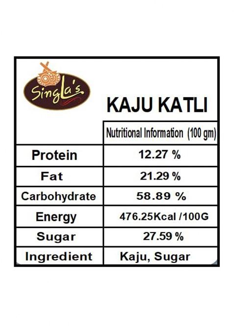Singla Sweets Kaju Katli 200G And Karachi Halwa 400G