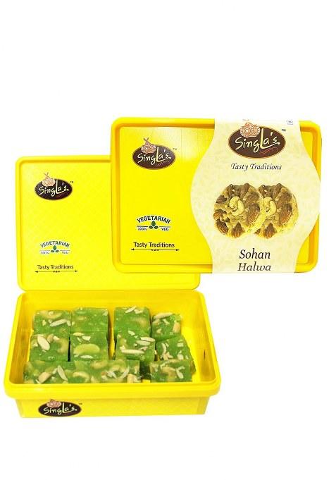 Singla Sweets Karachi Halwa 400G Soan 300G Combo Pack Of 2 (700G)