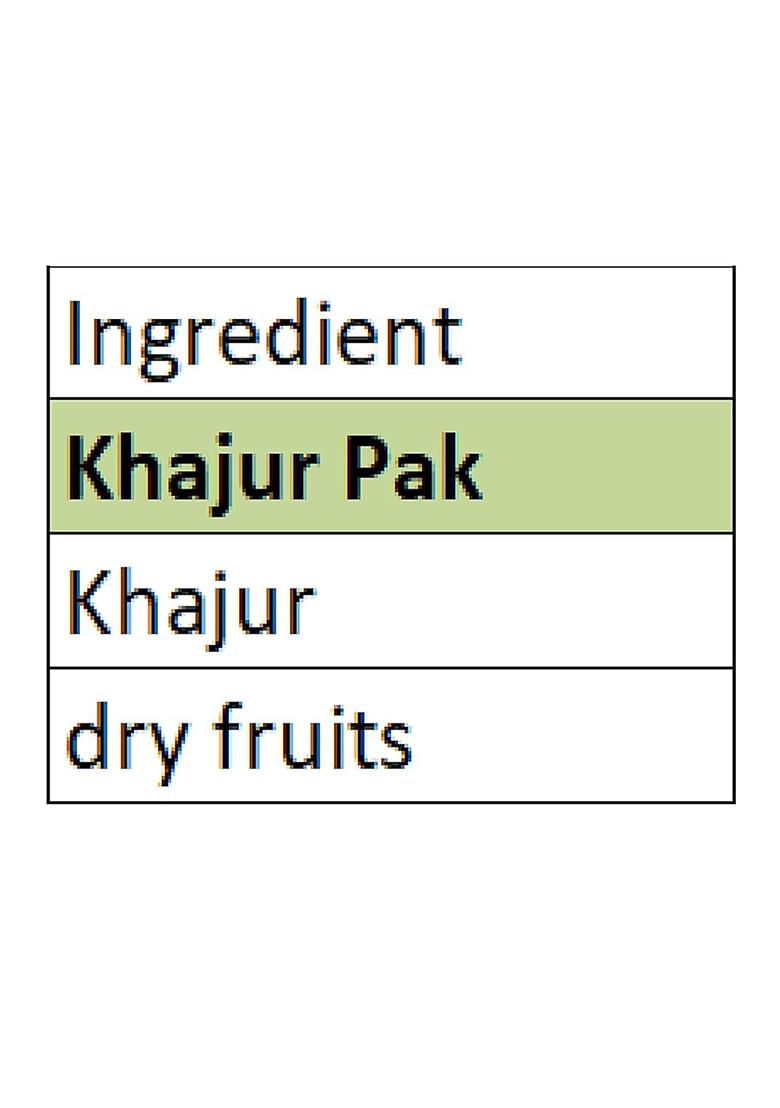 Singla Sweets Khajur Pak Barfi 500G Tasty Traditions