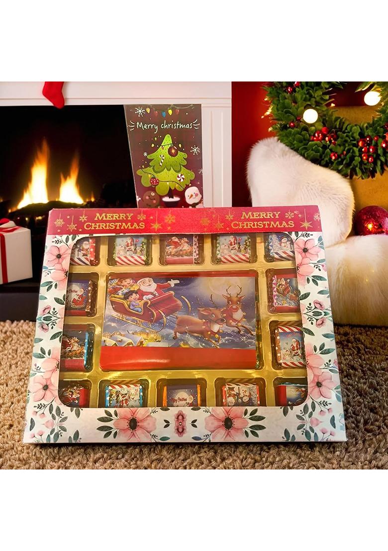 Snaxup Christmas Gifts, Merry Xmas Choco Treats Box | Gift Fancy Decorative Packaging In Christmas,Kids Function Packing, Wedding