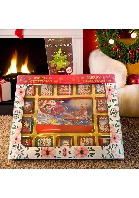 Snaxup Christmas Gifts, Merry Xmas Choco Treats Box | Gift Fancy Decorative Packaging In Christmas,Kids Function Packing, Wedding